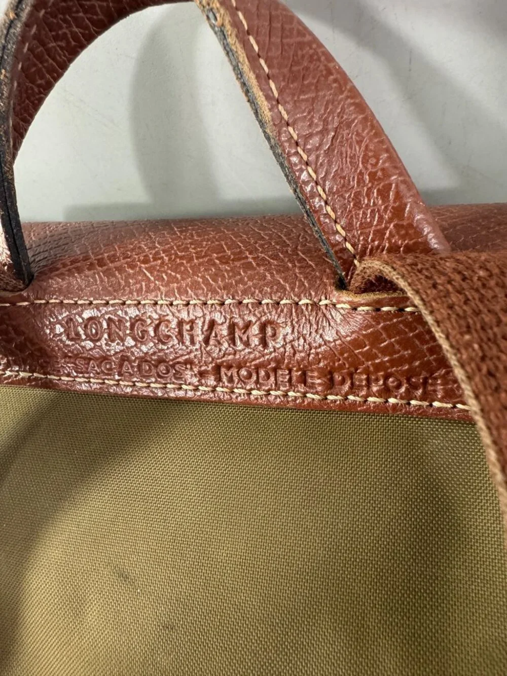 Longchamp Le Pliage Medium Backpack in Green
